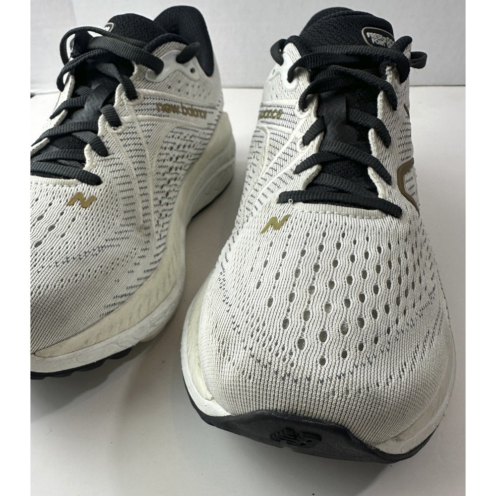 New Balance Fresh Foam X 860v13 Shoes Womens 8.5 White Gold Daily Road Running - Picture 11 of 16